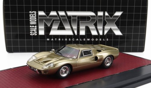 Matrix Scale Models - FORD USA GT40 MKIII 1967 GOLD MET