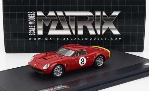 Matrix Scale Models - ISO RIVOLTA 6000GT STRADALE PROTOTIPO N 8 DAYTONA NEMBO 1965 RED YELLOW