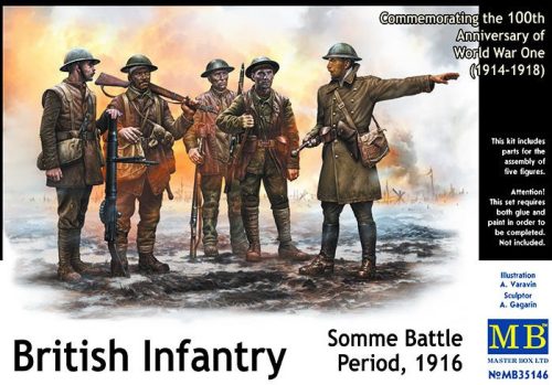 Master Box - British Infantry,Somme Battle period,1916