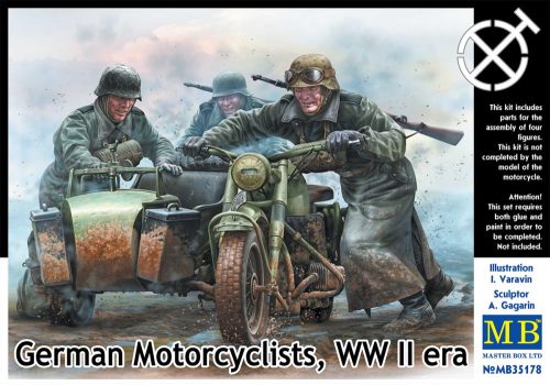 Master Box - German Motorcyclists, WWII era