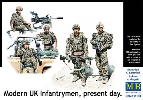 Master Box - Modern UK Infantrymen, present day