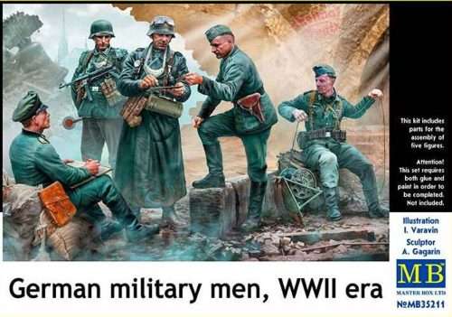 Master Box Ltd. - German military men, WWII era