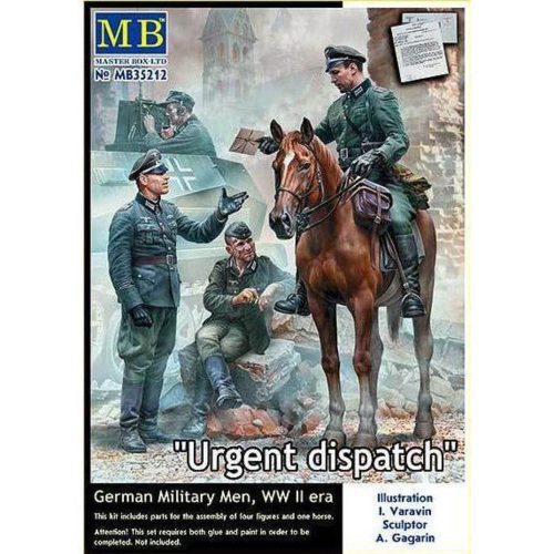 Master Box - Urgent Dispatch. German Military Men, WWII era