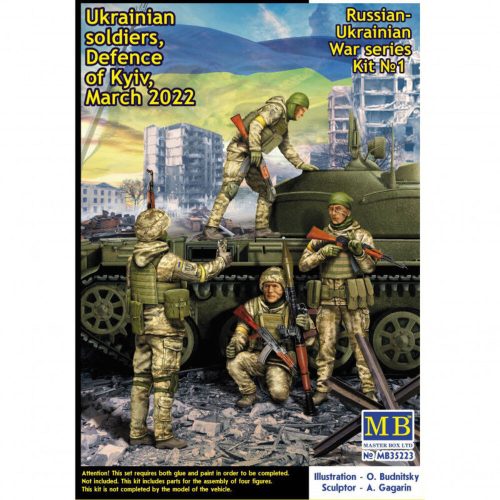 Master Box - Ukrainian soldiers Defence of Kyiv March2022 Russian-Ukrainian War serieKit No1