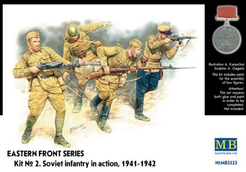 Master Box - Soviet Infantry in action 1941-1942 East