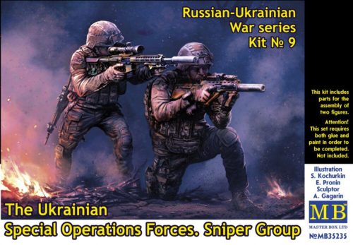 Master Box - The Ukrainian Special Operations Forces. Sniper Group Russian-Ukrainian War series, kit No. 9