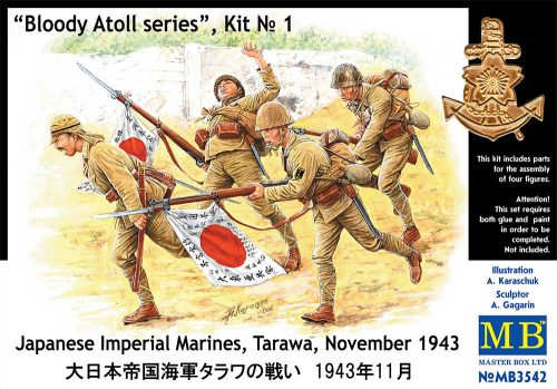 Master Box - Bloody Atoll series. Kit No 1, Japanese Imperial Marines, Tarawa, N