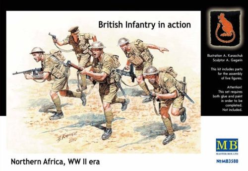 Master Box - British Infantry in action,Northern Africa, WW II Era