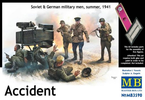 Master Box - Accident. Soviet&German military men,summer 1941