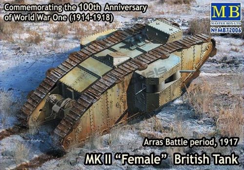 Master Box - "MK II Female" British Tank,Arras Battle period, 1917