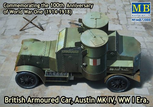 Master Box - British Armoured Car, Austin, MK IV, WW I Era