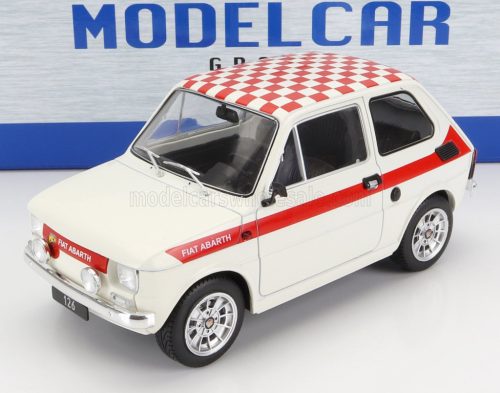 MCG - FIAT 126 LOOK ABARTH 1972 WHITE RED