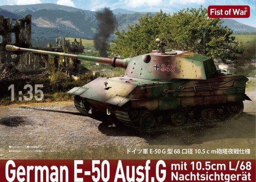 Modelcollect - German E50 tank with L68 10.5cm gun