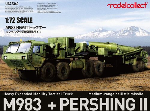 Modelcollect - USA M983 Hemtt Tractor With Pershing II Missile Erector Launcher new Ver.