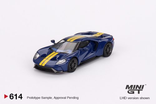 Minigt - 1:64 Ford GT Sunoco Blue 2020 (LHD) - MINI GT