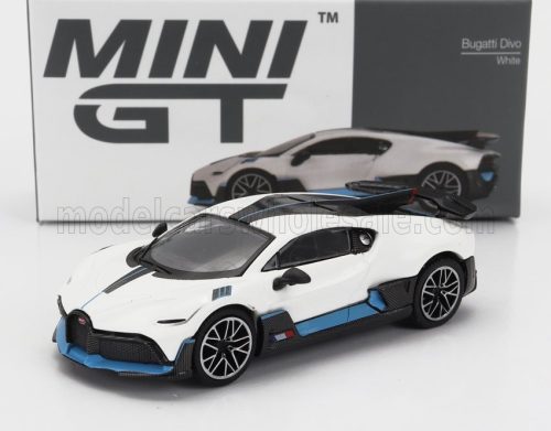 TrueScale - BUGATTI DIVO 2018 WHITE BLACK BLUE