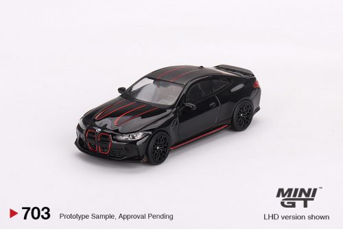 Minigt - 1:64 BMW M4 CSL Black Sapphire 2023 (LHD) - MINI GT