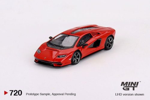 Minigt - 1:64 Lamborghini Countach LPI 800-4 Rosso Mars 2023  (LHD) - MINI GT