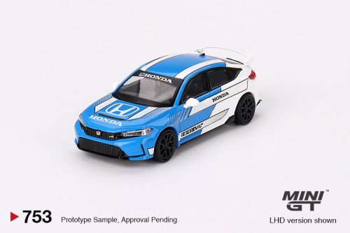 Minigt - 1:64 Honda Civic Type R #3 Pace Car 2023 Blue (LHD) - MINI GT