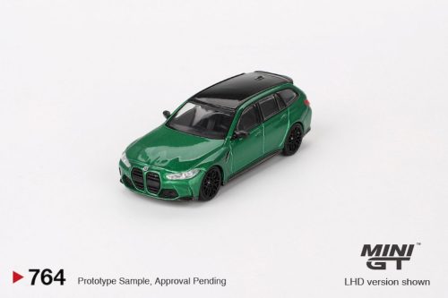 Minigt - 1:64 BMW M3 Competition Touring Isle of Man Green Metallic 2023 (LHD) - MINI GT