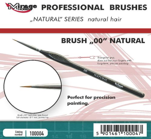 Mirage Hobby - MIRAGE BRUSH NATURAL SIZE 00