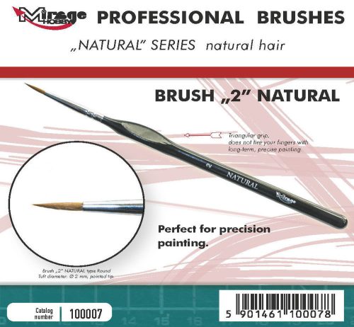 Mirage Hobby - MIRAGE BRUSH NATURAL SIZE 2