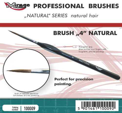 Mirage Hobby - MIRAGE BRUSH NATURAL SIZE 4