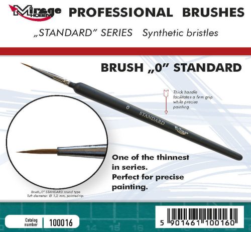 Mirage Hobby - MIRAGE BRUSH STANDARD SIZE 0