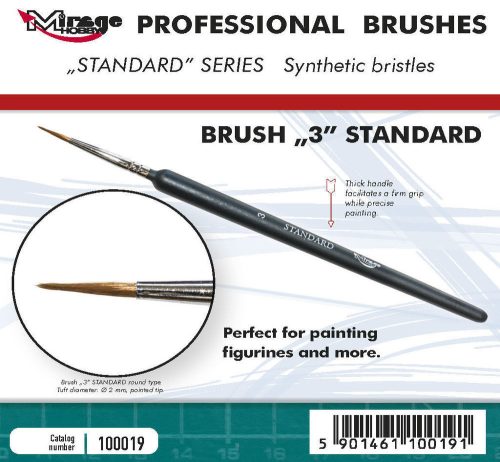 Mirage Hobby - MIRAGE BRUSH STANDARD SIZE 3