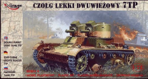 Mirage Hobby - Leichter Panzer 7 TP Ätzsatz