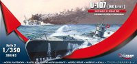 Mirage Hobby - U-107 (IXB turm I) GERMAN SUBMARINE