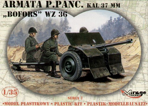 Mirage Hobby - 37 mm BOFORS Panzerabwehrkanone