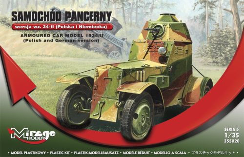 Mirage Hobby - Armoured car model 1934/II polish+german