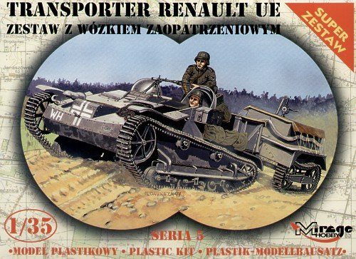 Mirage Hobby - Renault UE + Universal Transportanhänger