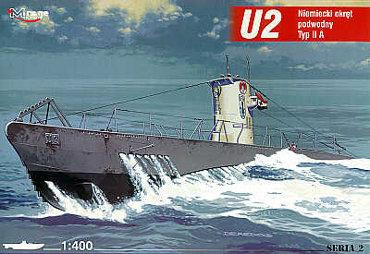 Mirage Hobby - Deutsches U-Boot U 2 Typ IIA