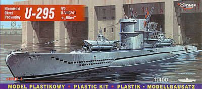 Mirage Hobby - Deutsches U-Boot U 295 Typ VII C/41 mit Biber