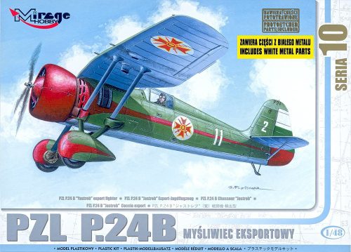 Mirage Hobby - PZL P-24 B Jastreb Exportversion mit Resin- und Fotoätzteilen