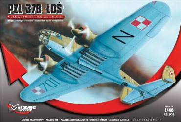 Mirage Hobby - PZL P37B Los Bomber