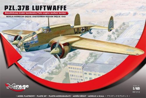 Mirage Hobby - PZL.37B Luftwaffe Germ.Vers. Okecie 1940