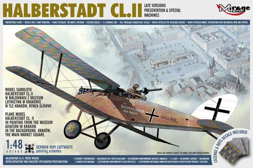 Mirage Hobby - HALBERSTADT CL.II,LATE VERSIONS PRESENTATION & SPECIAL MACHINES