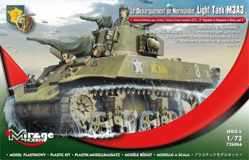 Mirage Hobby - Le Débarquement de Normandie Light Tank M3A3,