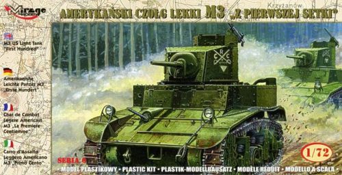 Mirage Hobby - M3 US Light Tank 'First Hundred'