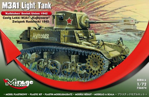 Mirage Hobby - M3A1 Light Tank 'Kuibishev' Sov. Union