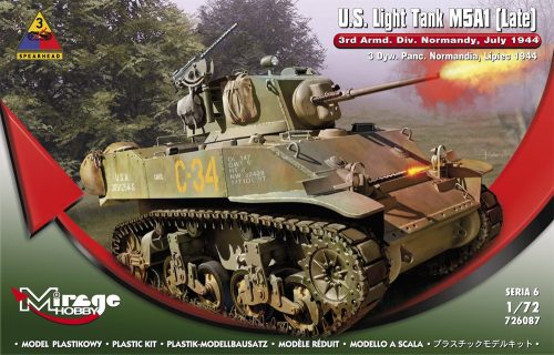 Mirage Hobby - U.S.Light Tank M5A1 (Late) 3rd Armd.DivN