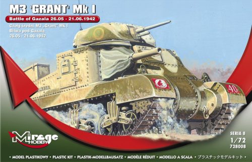 Mirage Hobby - M3 GRANT Mk I Battle of GAZALA -21.06.42