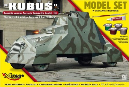 Mirage Hobby - Kubus(Warsaw'44 Uprising Armoured Car) Model Set