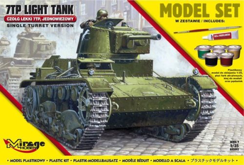 Mirage Hobby - 7TP Light Tank "Single Turret"(Model Set