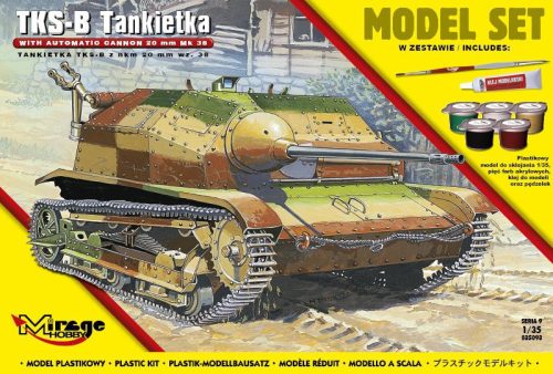 Mirage Hobby - Tankette TKS-B(w/automatic cannon 20mm Mk.38) (Model Set)