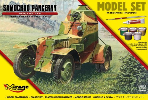 Mirage Hobby - Armoured Car Model 1943/II (Model Set)