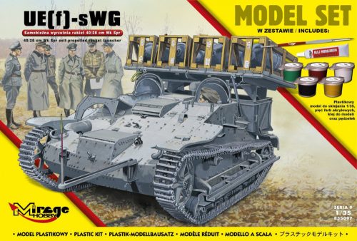 Mirage Hobby - UE(f)-sWG,40/28cm WK Spr(German self-pro propelled rocket launcher)(ModelSet